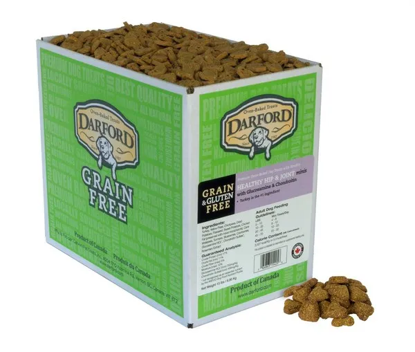 15 Lb Darford Grain Free Healthy Hip & Joint Mini's Bulk - Treats